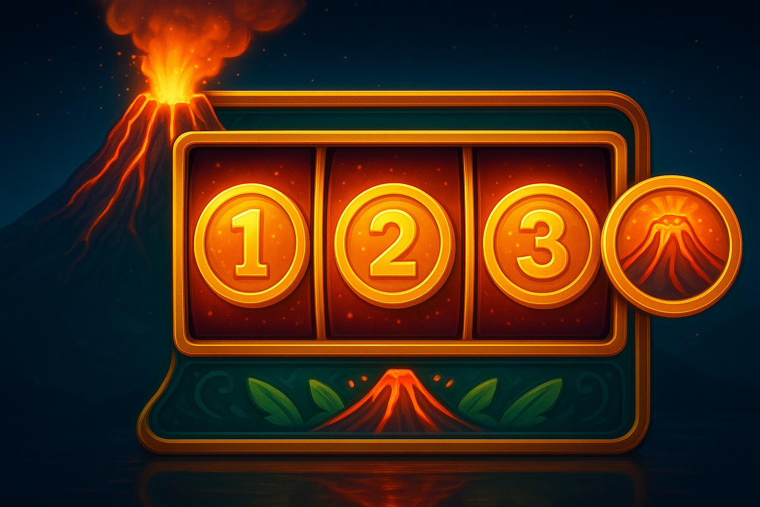 3 Coin Volcanoes